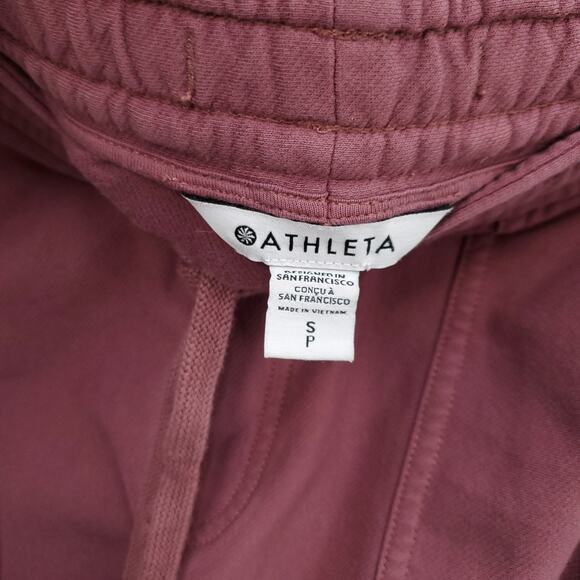 ATHLETA Mauve Farallon Drawstring Joggers Jogger Lounge Pants - Picture 7 of 12
